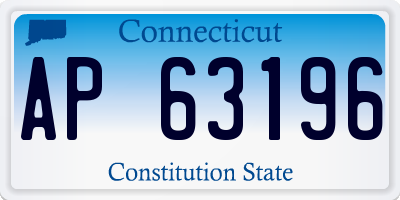 CT license plate AP63196