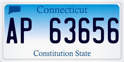 CT license plate AP63656
