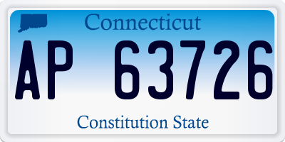 CT license plate AP63726