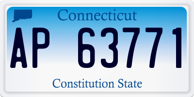 CT license plate AP63771