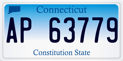 CT license plate AP63779