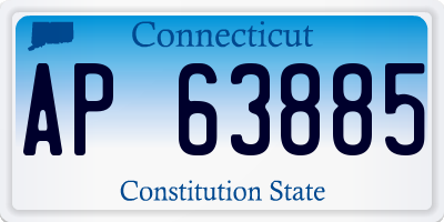 CT license plate AP63885