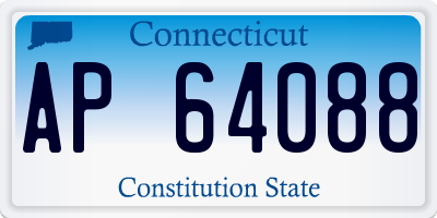 CT license plate AP64088
