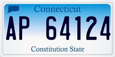 CT license plate AP64124