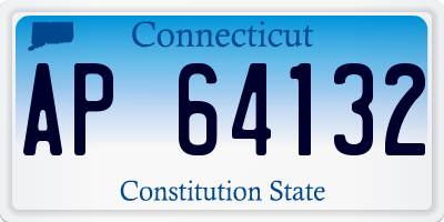 CT license plate AP64132