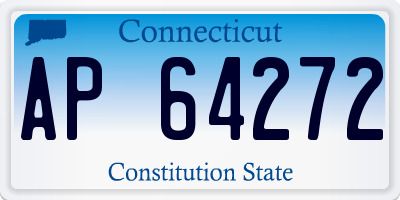 CT license plate AP64272