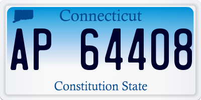 CT license plate AP64408