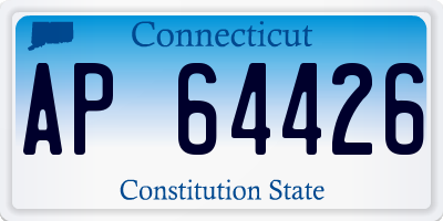 CT license plate AP64426