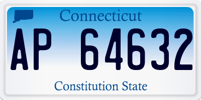 CT license plate AP64632