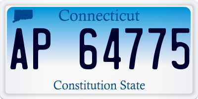 CT license plate AP64775