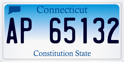 CT license plate AP65132