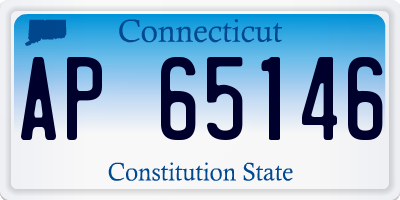 CT license plate AP65146