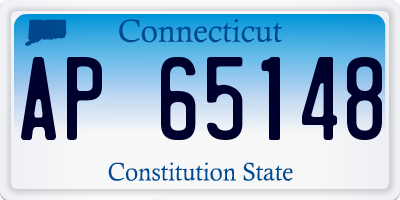 CT license plate AP65148