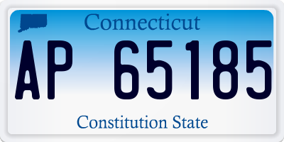CT license plate AP65185