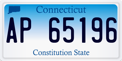 CT license plate AP65196