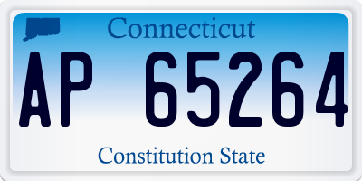 CT license plate AP65264