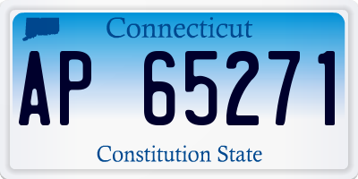 CT license plate AP65271