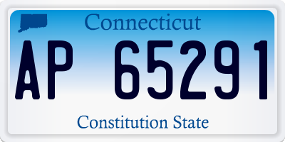 CT license plate AP65291