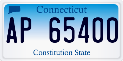 CT license plate AP65400