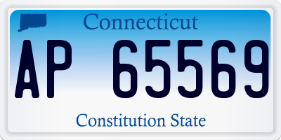 CT license plate AP65569