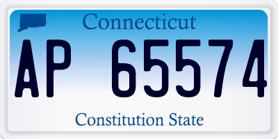 CT license plate AP65574