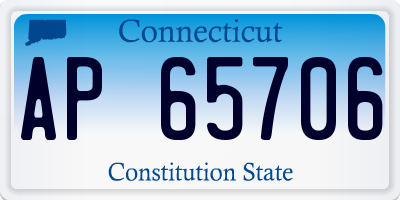 CT license plate AP65706