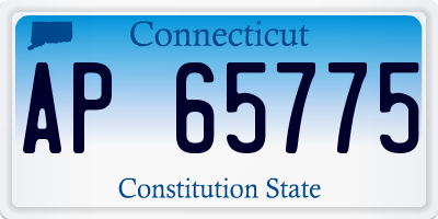 CT license plate AP65775
