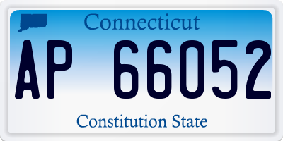 CT license plate AP66052