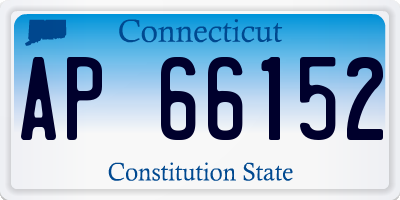 CT license plate AP66152