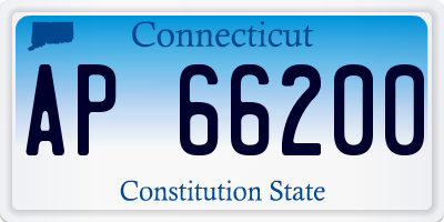 CT license plate AP66200