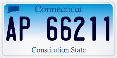 CT license plate AP66211