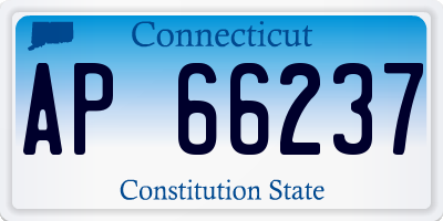 CT license plate AP66237