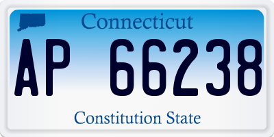 CT license plate AP66238