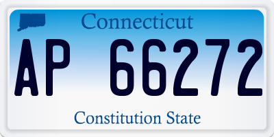 CT license plate AP66272