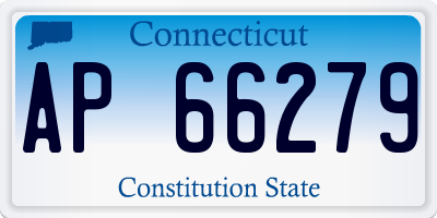 CT license plate AP66279