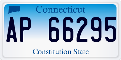 CT license plate AP66295