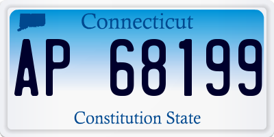 CT license plate AP68199