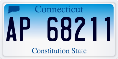 CT license plate AP68211