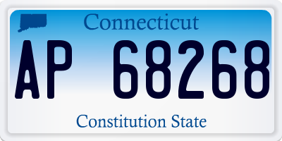 CT license plate AP68268