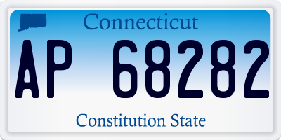 CT license plate AP68282