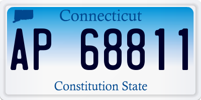 CT license plate AP68811