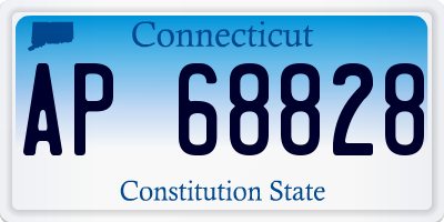 CT license plate AP68828