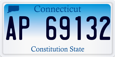 CT license plate AP69132