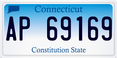 CT license plate AP69169