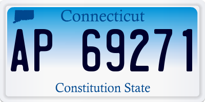CT license plate AP69271