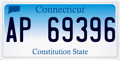 CT license plate AP69396