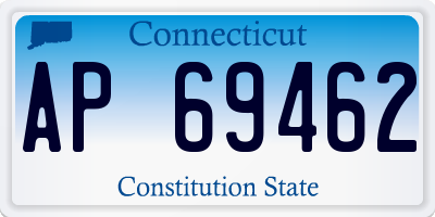 CT license plate AP69462