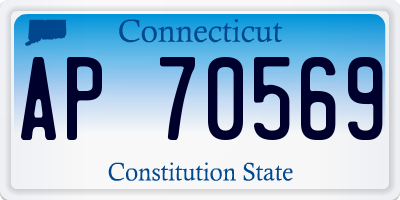 CT license plate AP70569