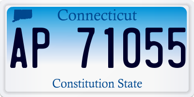 CT license plate AP71055