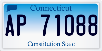 CT license plate AP71088